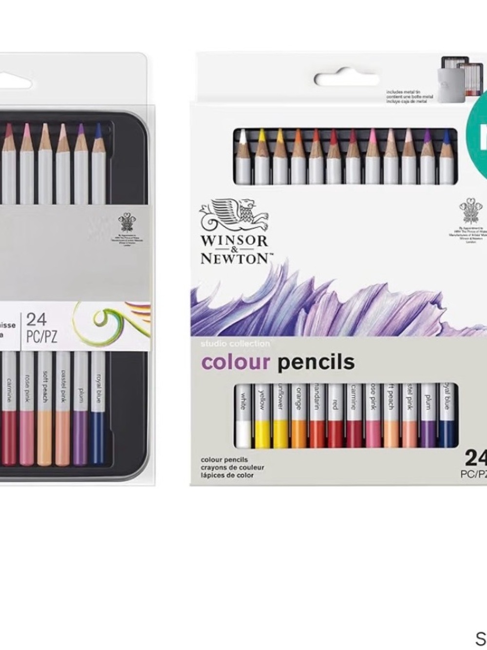 Windsor & Newton Studio Collection Colour Pencils - Set of 24